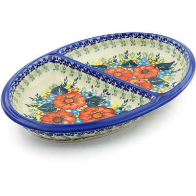 Divided Dish in pattern D109