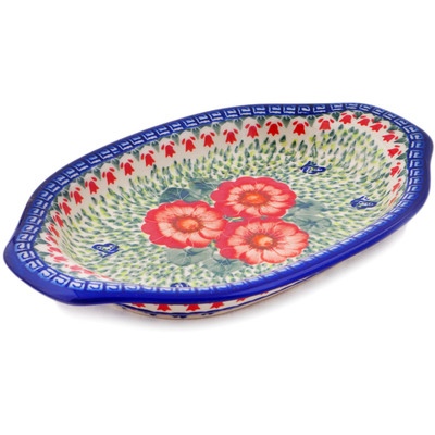Platter with Handles in pattern D54