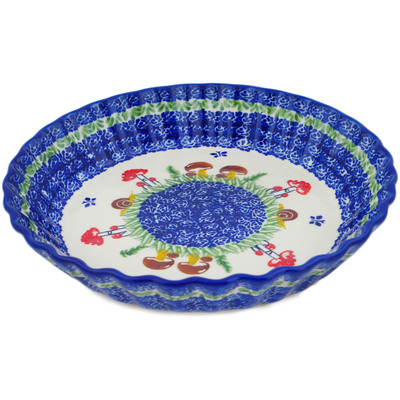 Fluted Pie Dish in pattern D396