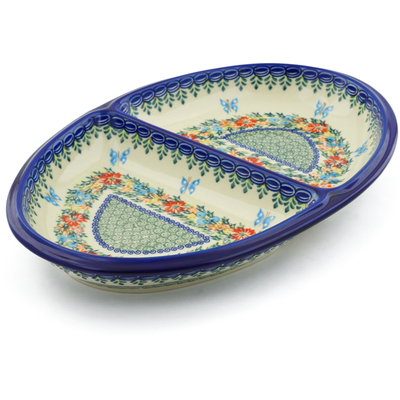 Divided Dish in pattern D156