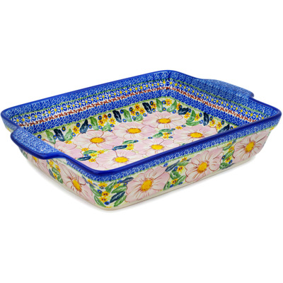 Pattern D386 in the shape Rectangular Baker with Handles