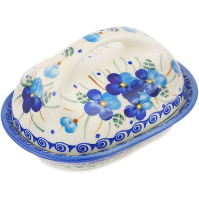 Pattern  in the shape Butter Dish