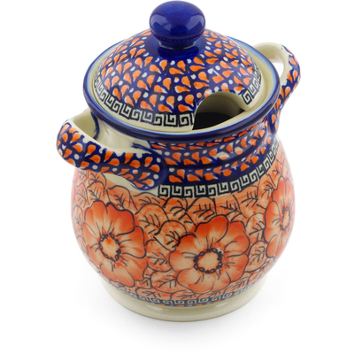 Jar with Lid and Handles in pattern D92