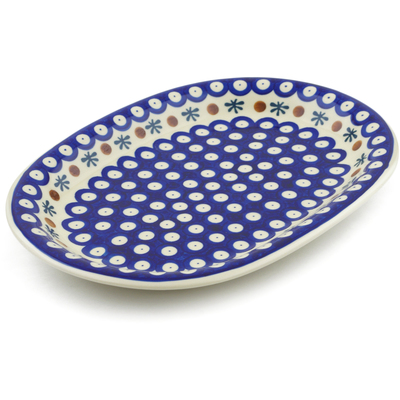 Pattern D20 in the shape Oval Platter