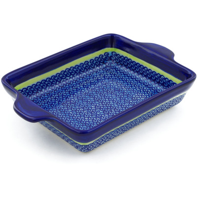 Rectangular Baker with Handles in pattern D96