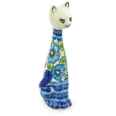 Cat Figurine in pattern D116