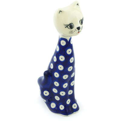 Cat Figurine in pattern D21