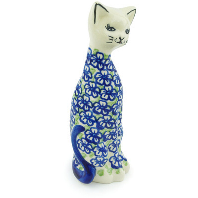 Cat Figurine in pattern D137