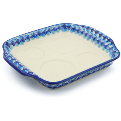 Pattern D114 in the shape Tray with Handles