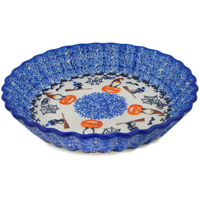 Fluted Pie Dish in pattern D395