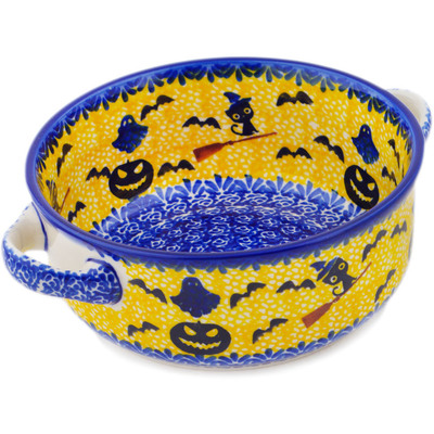 Round Baker with Handles in pattern D394