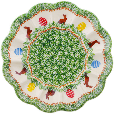 Pattern D401 in the shape Egg Plate