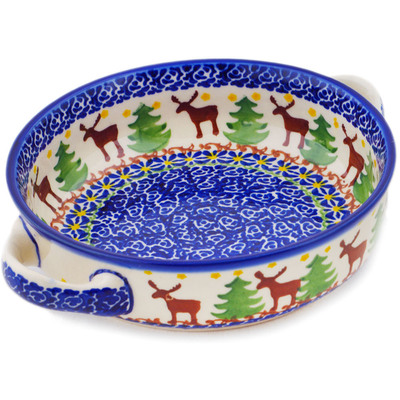 Pattern D405 in the shape Round Baker with Handles