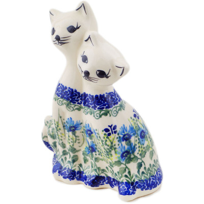 Cat Figurine in pattern D340