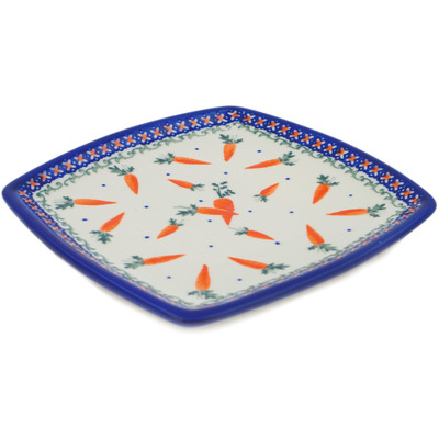 Square Plate in pattern D345