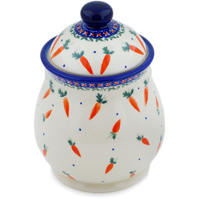 Pattern D345 in the shape Jar with Lid