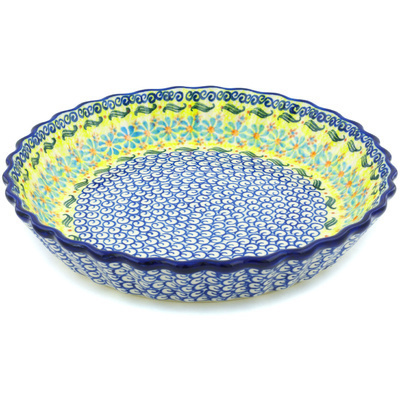 Fluted Pie Dish in pattern D120