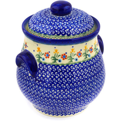 Jar with Lid and Handles in pattern D19