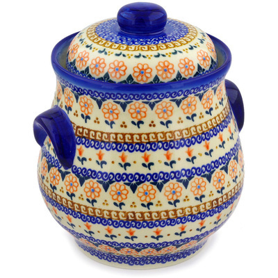 Jar with Lid and Handles in pattern D2