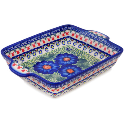 Pattern D81 in the shape Rectangular Baker with Handles