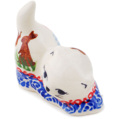 Cat Figurine in pattern D407