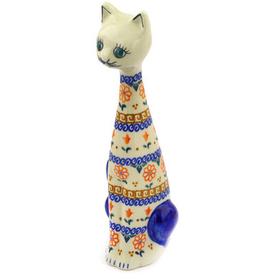 Cat Figurine in pattern D2