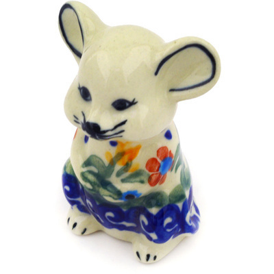 Mouse Figurine in pattern D19