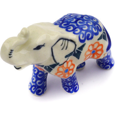 Elephant Figurine in pattern D2