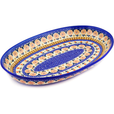 Oval Platter in pattern D2