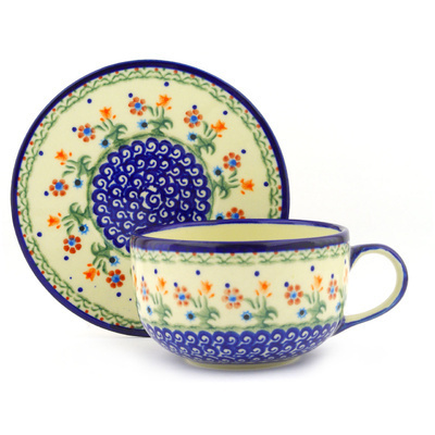 Pattern D19 in the shape Cup with Saucer