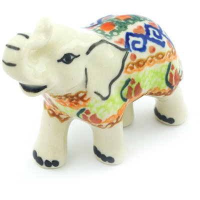 Elephant Figurine in pattern D50