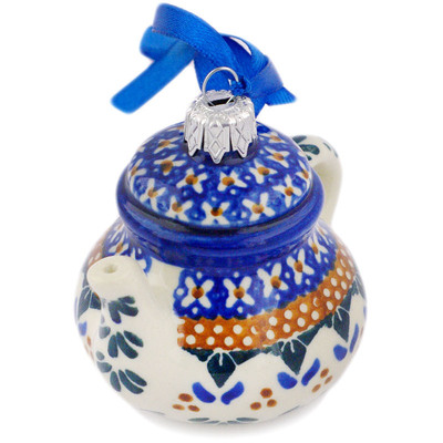 Pattern D169 in the shape Teapot Ornament
