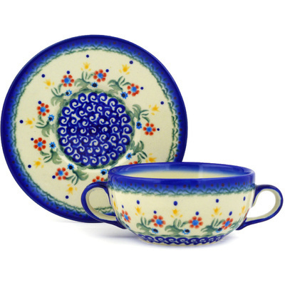 Bouillon Cup with Saucer in pattern D19