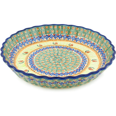 Fluted Pie Dish in pattern D50