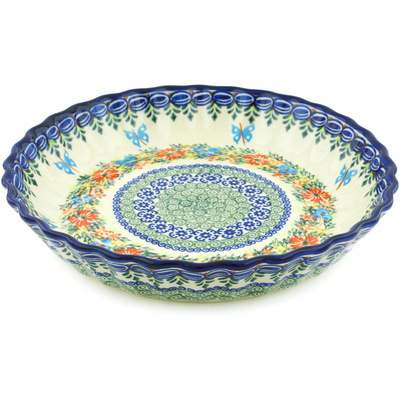 Fluted Pie Dish in pattern D156