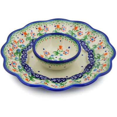 Pattern D19 in the shape Egg Plate