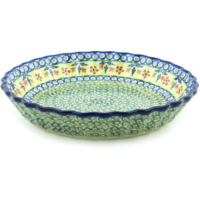 Pattern D45 in the shape Fluted Pie Dish