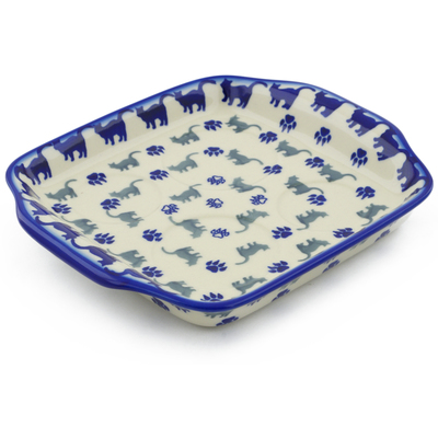 Pattern D105 in the shape Tray with Handles