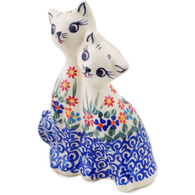 Cat Figurine in pattern D146