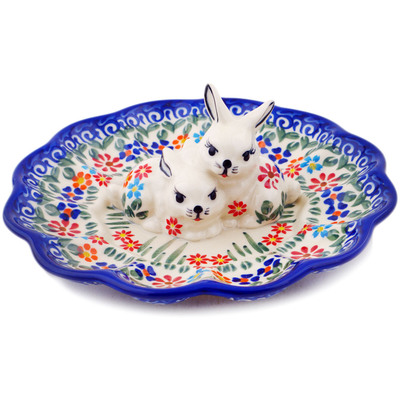 Pattern D146 in the shape Egg Plate