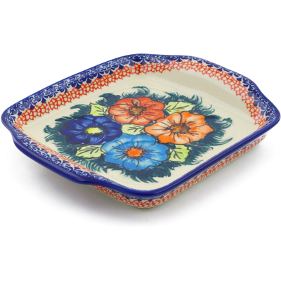 Pattern D86 in the shape Tray with Handles