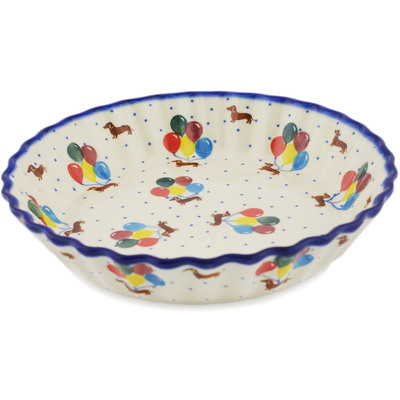 Pattern D507 in the shape Fluted Pie Dish