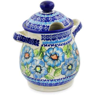 Jar with Lid and Handles in pattern D116