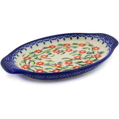 Pattern D150 in the shape Tray with Handles