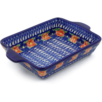 Pattern D58 in the shape Rectangular Baker with Handles