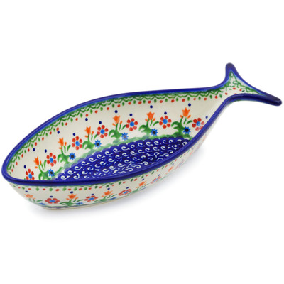 Pattern D19 in the shape Fish Shaped Platter