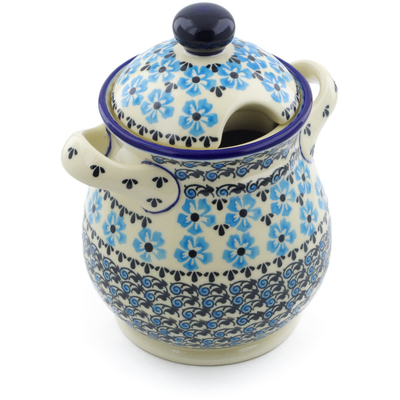 Jar with Lid and Handles in pattern D193