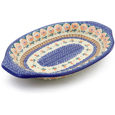 Platter with Handles in pattern D2