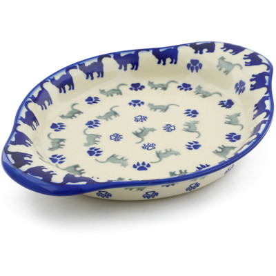 Platter with Handles in pattern D105