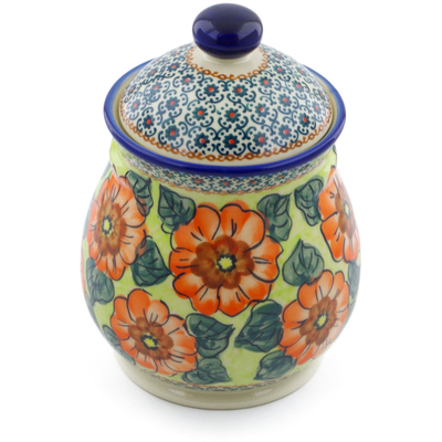 Pattern D95 in the shape Jar with Lid
